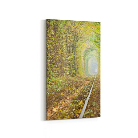 Olla 13405DD Doğa / Manzara Görseli Dikey Dar Kanvas Tablo (Ölçü: 30X60)