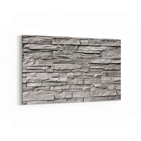 Olla 17424Y Taş / Tuğla Görseli Yatay Kanvas Tablo (Ölçü: 150X100)