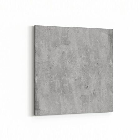 Olla 12440K Beton Görseli Kare Kanvas Tablo (Ölçü: 25X25)
