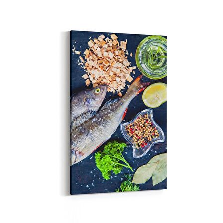 Olla 14987D Gıda Görseli Dikey Kanvas Tablo (Ölçü: 60X90)