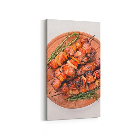 Olla 15315DD Gıda Görseli Dikey Dar Kanvas Tablo (Ölçü: 40X80)