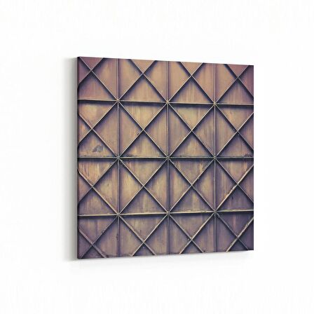 Olla 10036K Abstract 3 Boyut Görsel Kare Kanvas Tablo (Ölçü: 25X25)