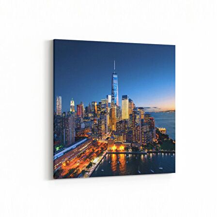 Olla 18338K4 Yapı Görseli Kare 4'lü Kanvas Tablo (Ölçü: 65X65)