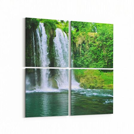 Olla 13179K4 Doğa / Manzara Görseli Kare 4'lü Kanvas Tablo (Ölçü: 65X65)