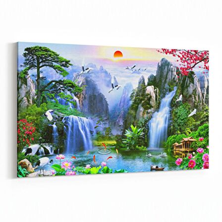 Olla 13577Y Doğa / Manzara Görseli Yatay Kanvas Tablo (Ölçü: 150X100)