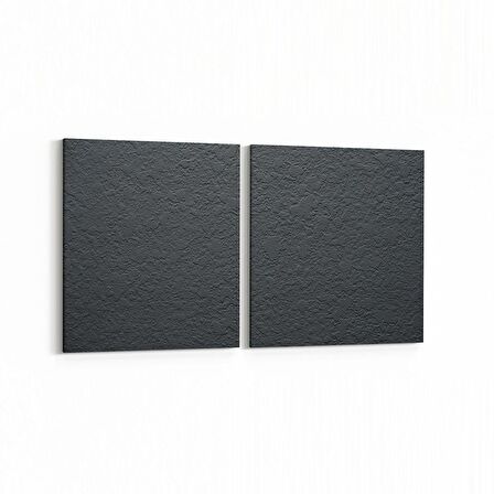 Olla 12442K2Y Beton Görseli Kare 2'li Yatay Kanvas Tablo (Ölçü: 125X60)