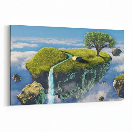 Olla 13796Y Doğa / Manzara Görseli Yatay Kanvas Tablo (Ölçü: 45X30)