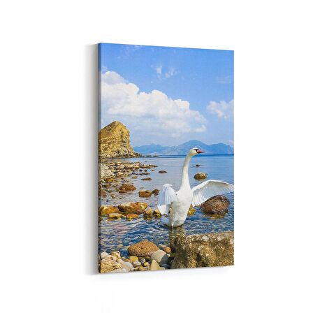 Olla 14444D Doğa / Manzara Görseli Dikey Kanvas Tablo (Ölçü: 100X150)