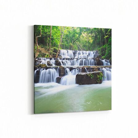 Olla 13571K Doğa / Manzara Görseli Kare Kanvas Tablo (Ölçü: 25X25)