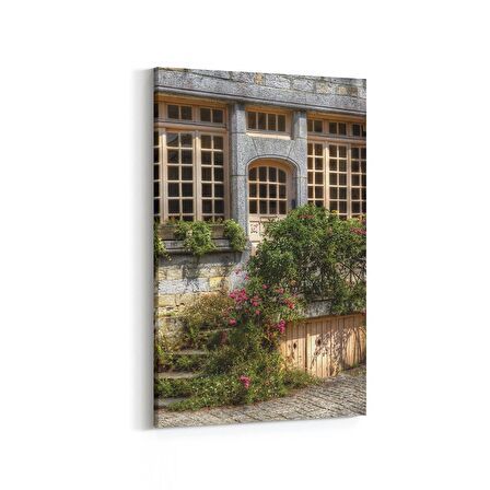 Olla 18417D Yapı Görseli Dikey Kanvas Tablo (Ölçü: 100X150)