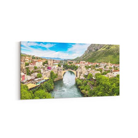 Olla 18785YD Yapı Görseli Yatay Dar Kanvas Tablo (Ölçü: 60X30)