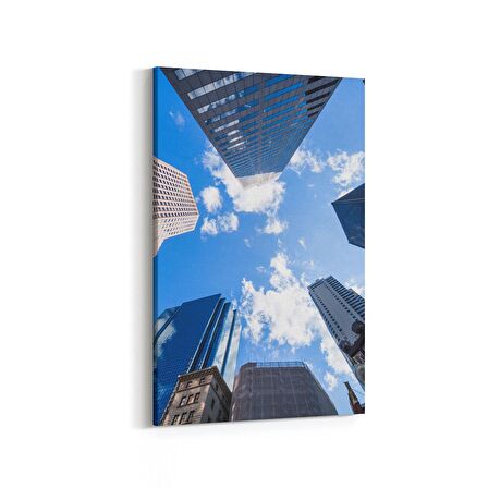 Olla 18434D Yapı Görseli Dikey Kanvas Tablo (Ölçü: 60X90)