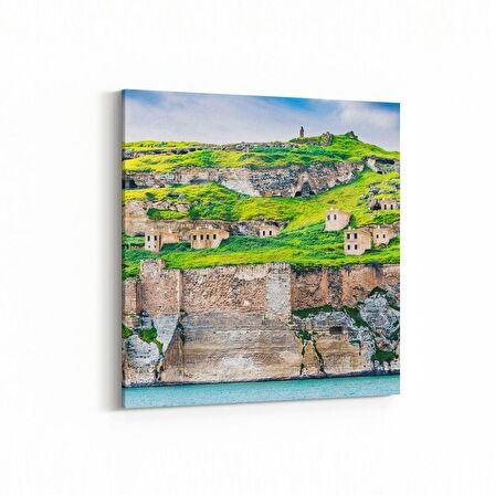 Olla 18096K4 Yapı Görseli Kare 4'lü Kanvas Tablo (Ölçü: 145X145)