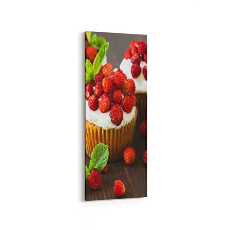 Olla 15147DI Gıda Görseli Dikey İnce Kanvas Tablo (Ölçü: 40X120)
