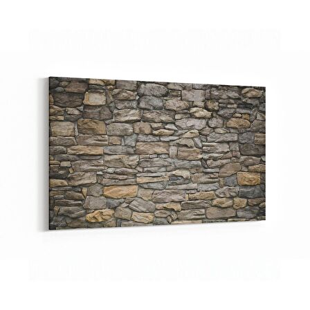 Olla 17339Y Taş / Tuğla Görseli Yatay Kanvas Tablo (Ölçü: 150X100)