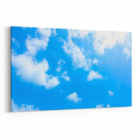 Olla 15782Y Gökyüzü Bulut Görseli  Yatay Kanvas Tablo (Ölçü: 70X50)