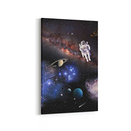 Olla 17632D Uzay Görseli Dikey Kanvas Tablo (Ölçü: 20X30)