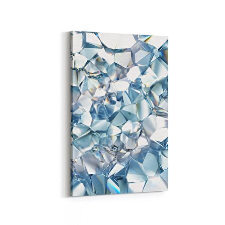 Olla 10083D Abstract Görsel Dikey Kanvas Tablo (Ölçü: 60X90)