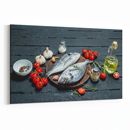 Olla 15051Y Gıda Görseli Yatay Kanvas Tablo (Ölçü: 70X50)