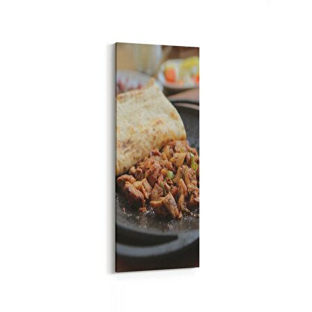 Olla 14998DI Gıda Görseli Dikey İnce Kanvas Tablo (Ölçü: 40X120)