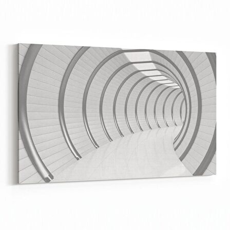 Olla 10438Y Abstract Tünel Görsel Yatay Kanvas Tablo (Ölçü: 30X20)