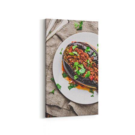 Olla 15093DD Gıda Görseli Dikey Dar Kanvas Tablo (Ölçü: 40X80)