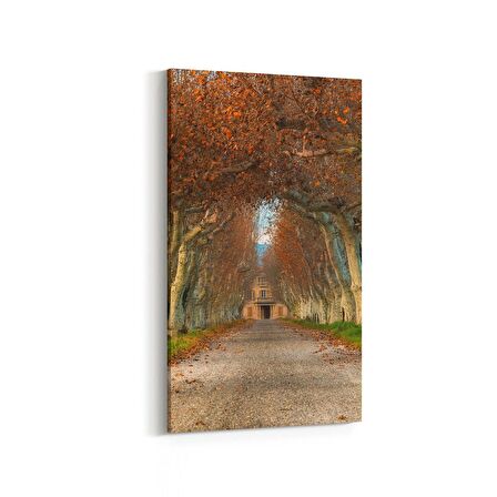 Olla 13353DD Doğa / Manzara Görseli Dikey Dar Kanvas Tablo (Ölçü: 40X80)