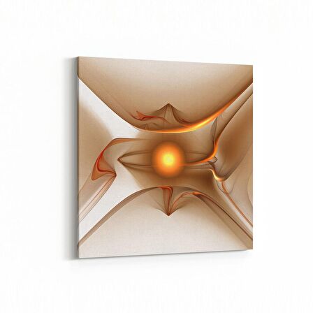 Olla 10150K Abstract Görsel Kare Kanvas Tablo (Ölçü: 25X25)