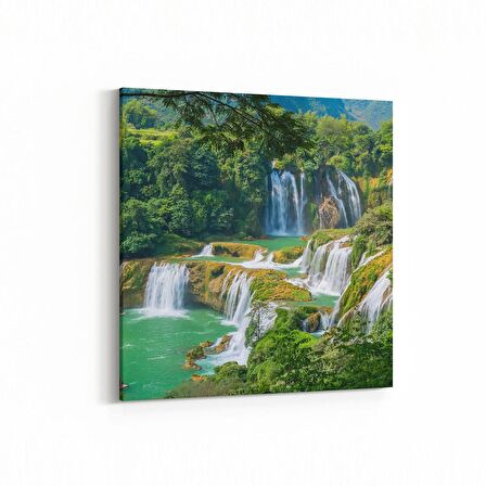 Olla 13404K Doğa / Manzara Görseli Kare Kanvas Tablo (Ölçü: 25X25)