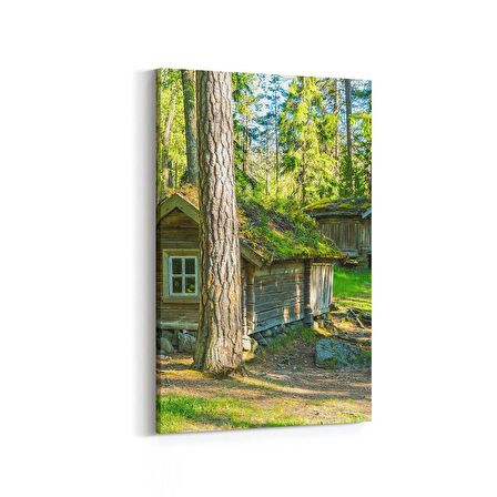 Olla 18767D Yapı Görseli Dikey Kanvas Tablo (Ölçü: 100X150)