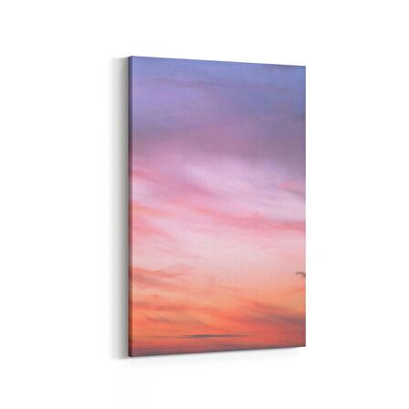 Olla 15929D Günbatımı Görseli Dikey Kanvas Tablo (Ölçü: 100X150)