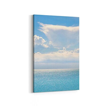 Olla 16507D Kumsal / Sahil Görseli Dikey Kanvas Tablo (Ölçü: 100X150)