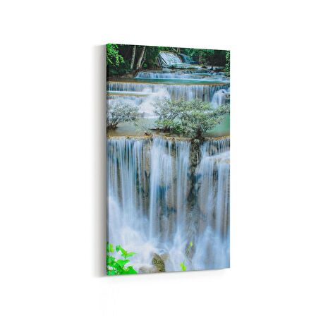 Olla 13509DD Doğa / Manzara Görseli Dikey Dar Kanvas Tablo (Ölçü: 60X120)