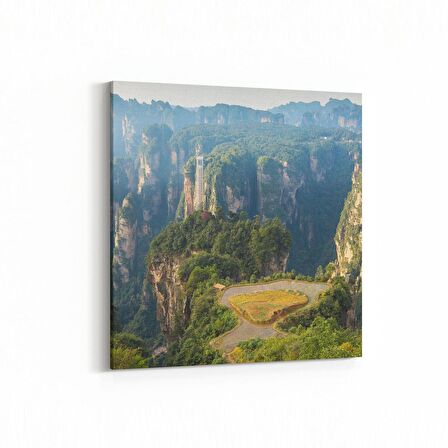 Olla 13620K Doğa / Manzara Görseli Kare Kanvas Tablo (Ölçü: 25X25)