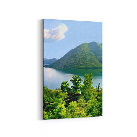 Olla 14058D Doğa / Manzara Görseli Dikey Kanvas Tablo (Ölçü: 100X150)