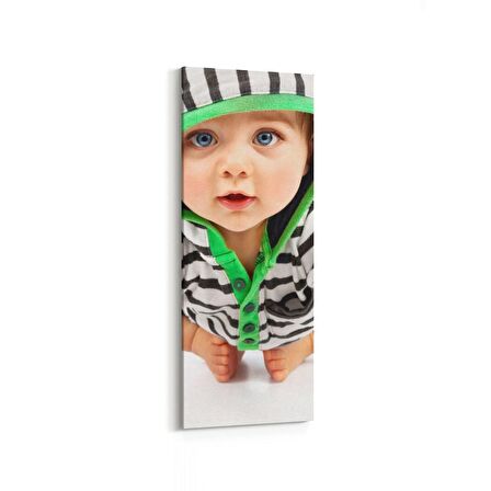 Olla 16763DD Model / Manken Görseli Dikey Dar Kanvas Tablo (Ölçü: 40X80)