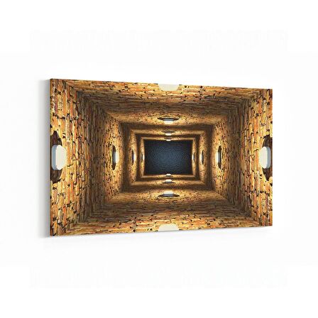 Olla 18781Y Yapı Görseli Yatay Kanvas Tablo (Ölçü: 45X30)