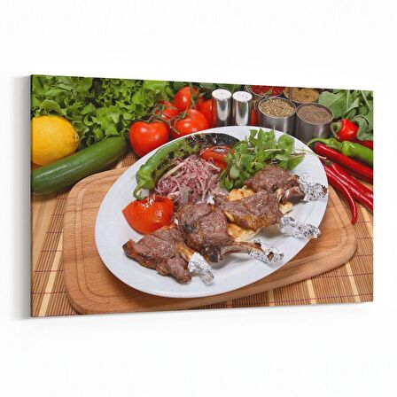 Olla 15282Y Gıda Görseli Yatay Kanvas Tablo (Ölçü: 150X100)