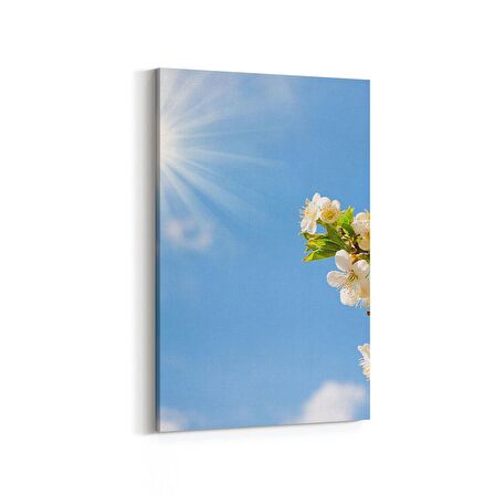 Olla 10465D Ağaç Görseli Dikey Kanvas Tablo (Ölçü: 70X105)