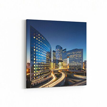 Olla 18066K Yapı Görseli Kare Kanvas Tablo (Ölçü: 25X25)