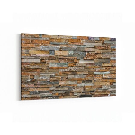 Olla 17395Y Taş / Tuğla Görseli Yatay Kanvas Tablo (Ölçü: 120X80)