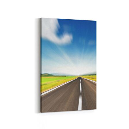 Olla 13689D Doğa / Manzara Görseli Dikey Kanvas Tablo (Ölçü: 60X90)