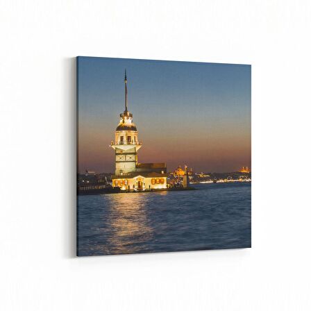 Olla 18955K Yapı Görseli Kare Kanvas Tablo (Ölçü: 25X25)