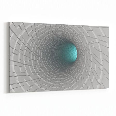 Olla 10240Y Abstract Girdap Görsel Yatay Kanvas Tablo (Ölçü: 150X100)