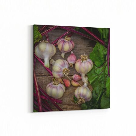 Olla 15287K Gıda Görseli Kare Kanvas Tablo (Ölçü: 60X60)