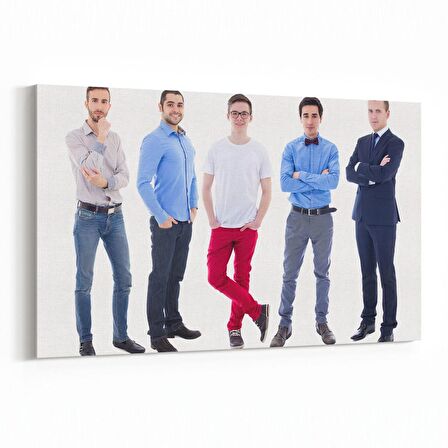 Olla 16922Y Model / Manken Görseli Yatay Kanvas Tablo (Ölçü: 150X100)