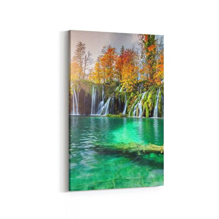 Olla 14388D Doğa / Manzara Görseli Dikey Kanvas Tablo (Ölçü: 100X150)