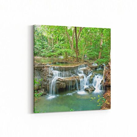 Olla 14468K Doğa / Manzara Görseli Kare Kanvas Tablo (Ölçü: 25X25)