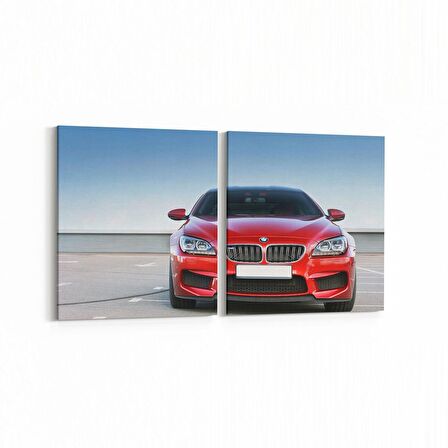 Olla 12346K2Y Araç Görseli Kare 2'li Yatay Kanvas Tablo (Ölçü: 65X30)
