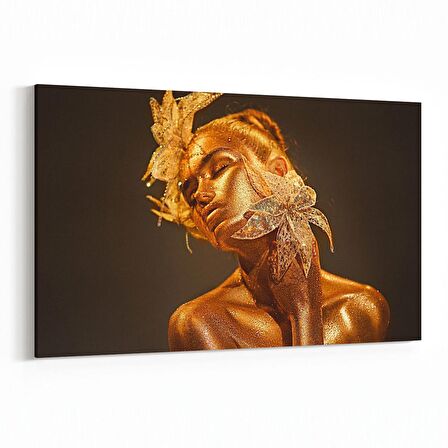 Olla 16780Y Model / Manken Görseli Yatay Kanvas Tablo (Ölçü: 150X100)